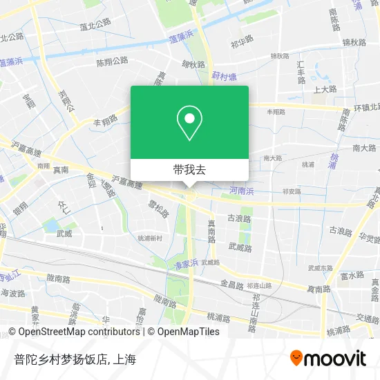 普陀乡村梦扬饭店地图