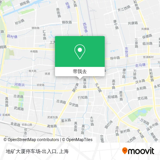 地矿大厦停车场-出入口地图