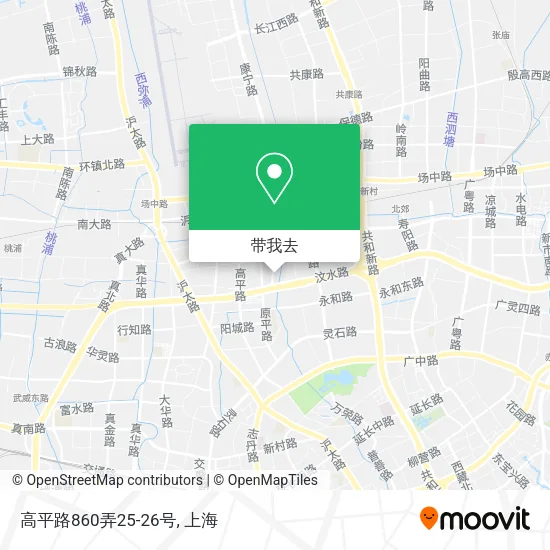 高平路860弄25-26号地图