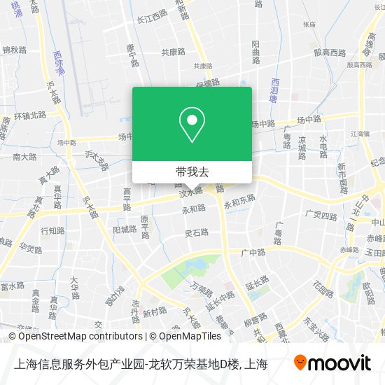 上海信息服务外包产业园-龙软万荣基地D楼地图