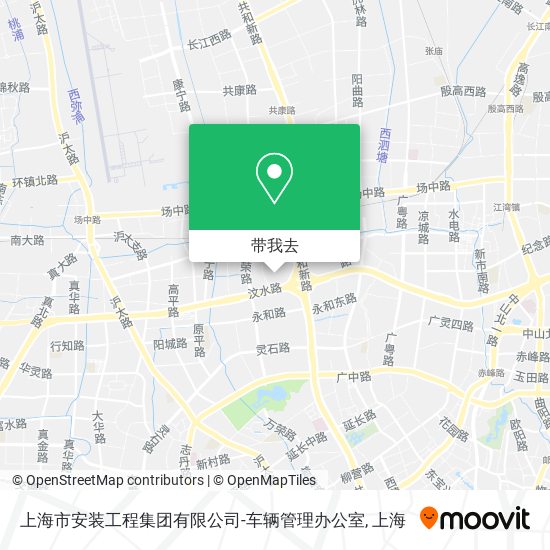 上海市安装工程集团有限公司-车辆管理办公室地图