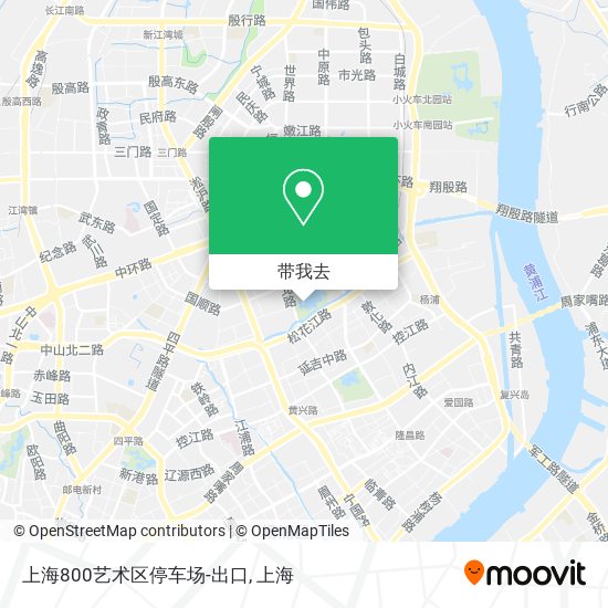 上海800艺术区停车场-出口地图