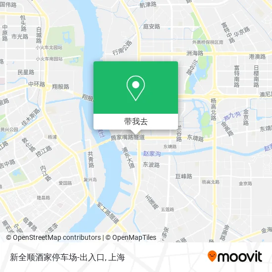 新全顺酒家停车场-出入口地图