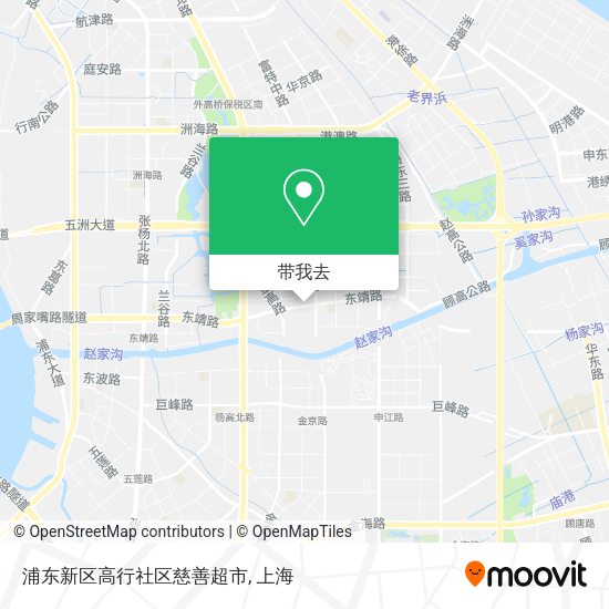 浦东新区高行社区慈善超市地图