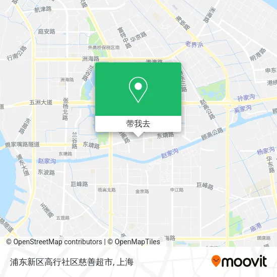 浦东新区高行社区慈善超市地图