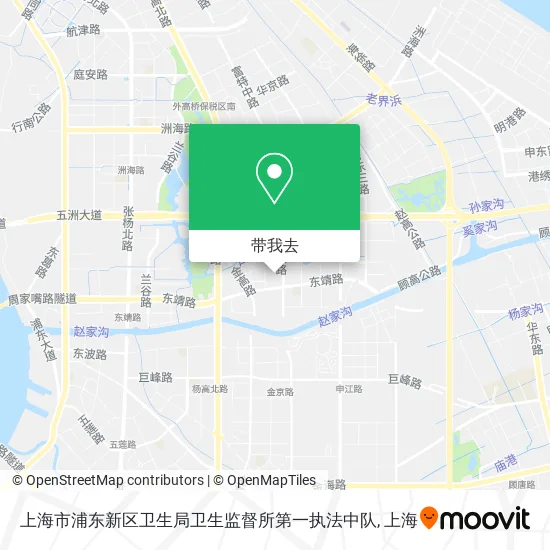 上海市浦东新区卫生局卫生监督所第一执法中队地图