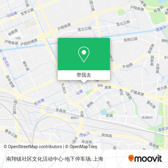 南翔镇社区文化活动中心-地下停车场地图