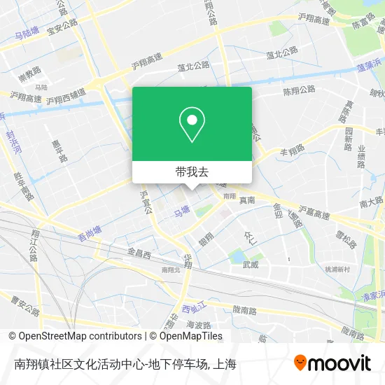 南翔镇社区文化活动中心-地下停车场地图