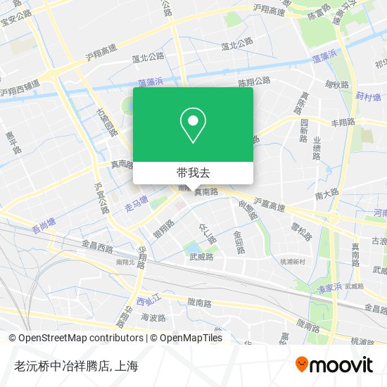 老沅桥中冶祥腾店地图