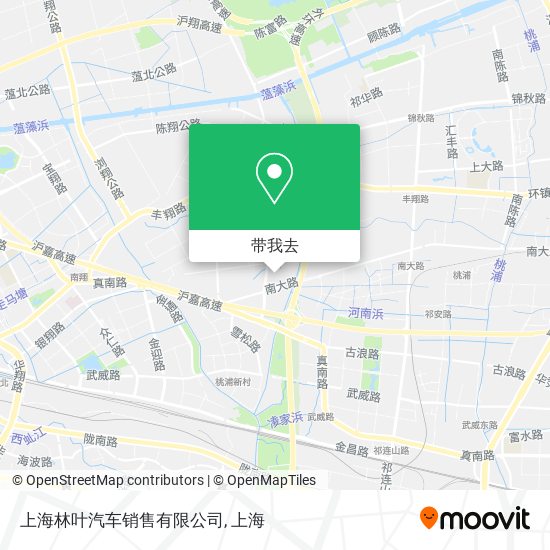 上海林叶汽车销售有限公司地图
