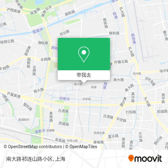 南大路祁连山路小区地图