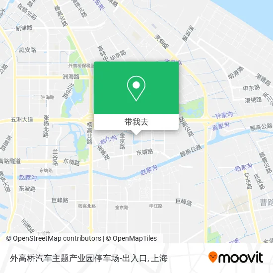外高桥汽车主题产业园停车场-出入口地图
