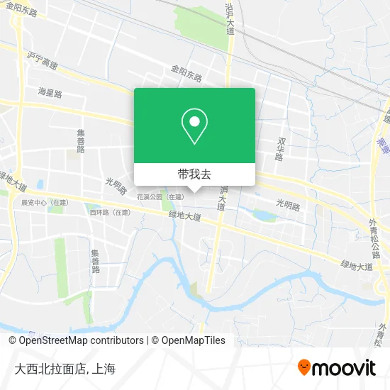 大西北拉面店地图
