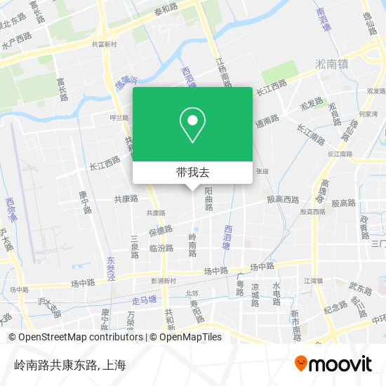 岭南路共康东路地图