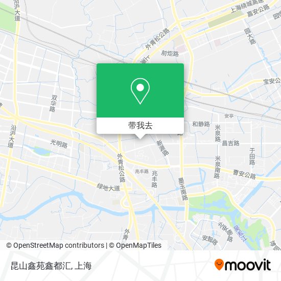 昆山鑫苑鑫都汇地图