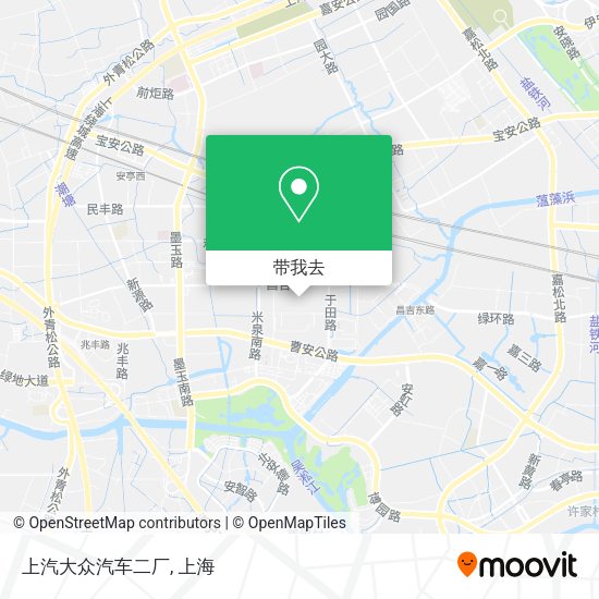 上汽大众汽车二厂地图