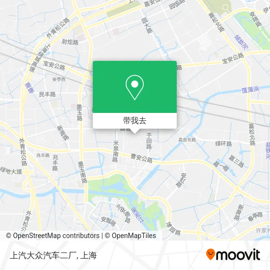 上汽大众汽车二厂地图