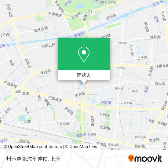 州驰奔驰汽车连锁地图
