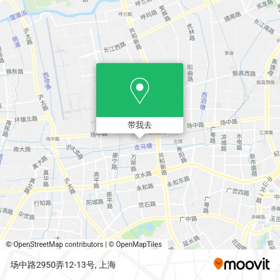 场中路2950弄12-13号地图