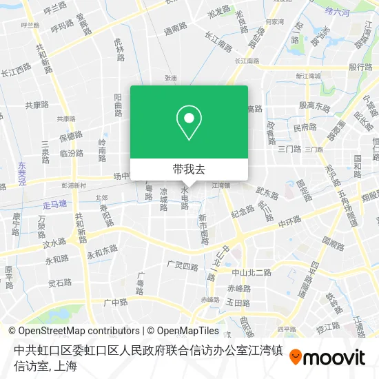 中共虹口区委虹口区人民政府联合信访办公室江湾镇信访室地图