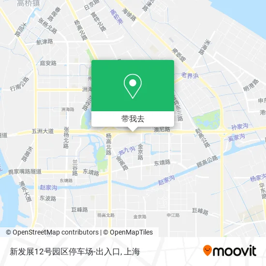 新发展12号园区停车场-出入口地图