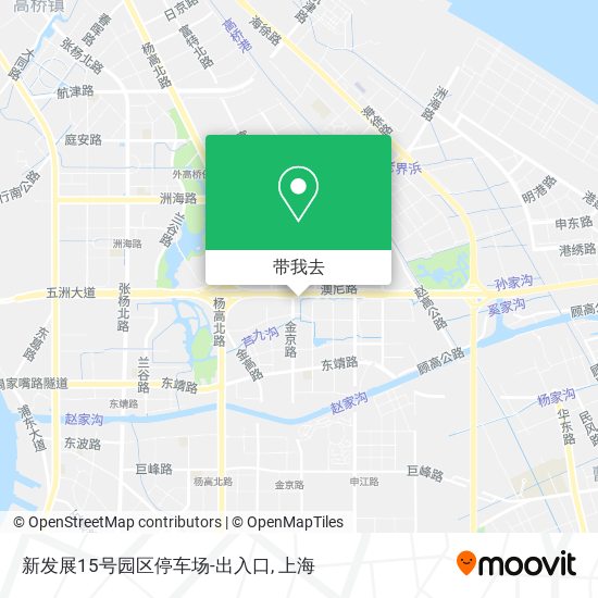 新发展15号园区停车场-出入口地图