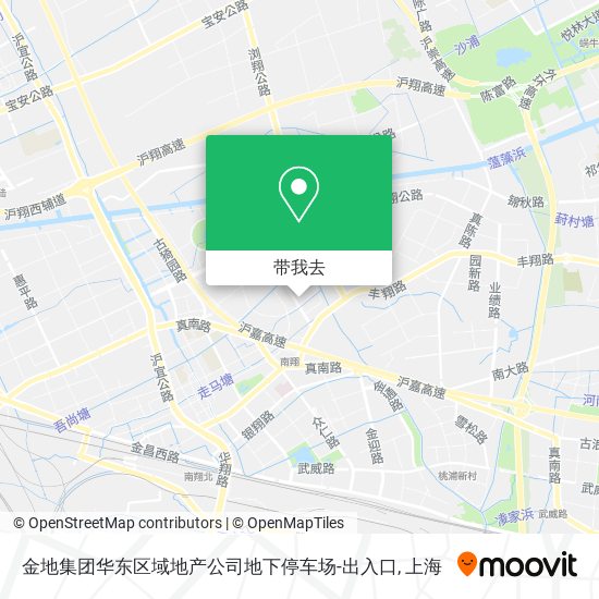 金地集团华东区域地产公司地下停车场-出入口地图
