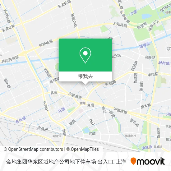 金地集团华东区域地产公司地下停车场-出入口地图