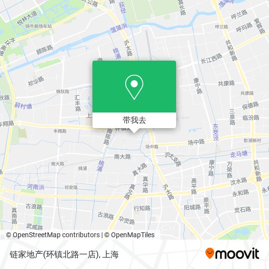 链家地产(环镇北路一店)地图