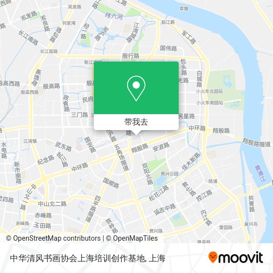 中华清风书画协会上海培训创作基地地图