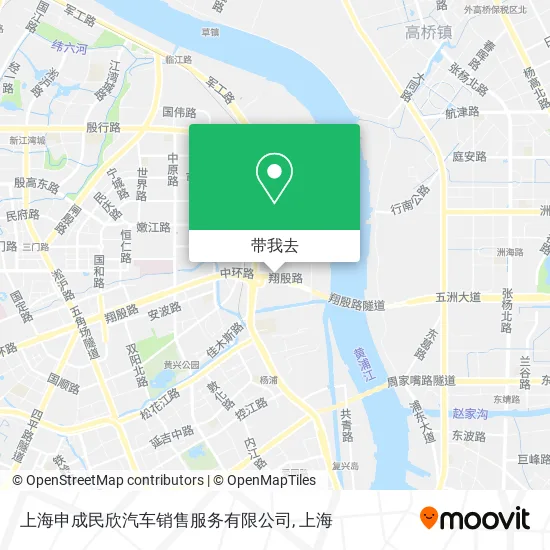 上海申成民欣汽车销售服务有限公司地图