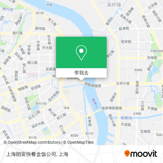 上海朗富快餐盒饭公司地图