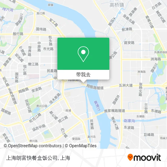 上海朗富快餐盒饭公司地图