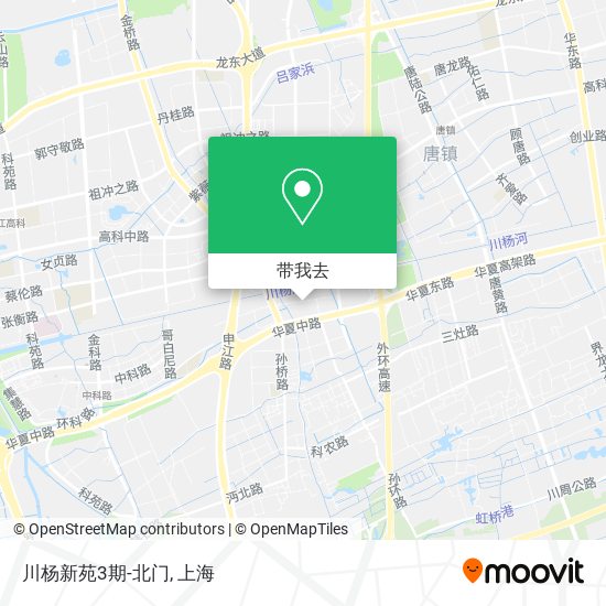 川杨新苑3期-北门地图