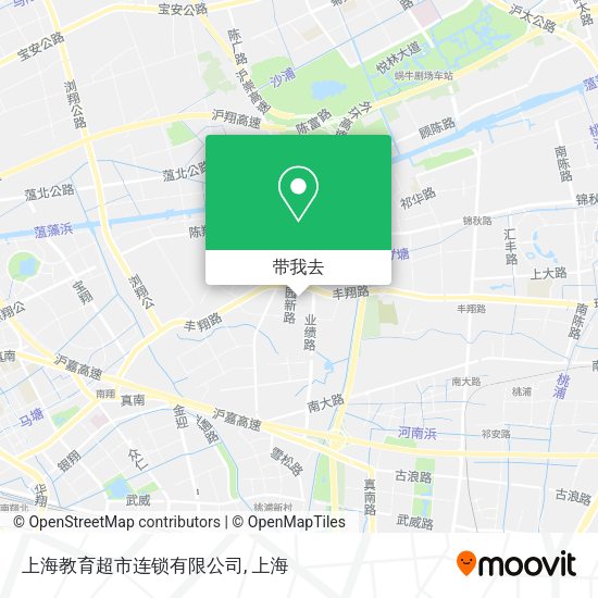 上海教育超市连锁有限公司地图
