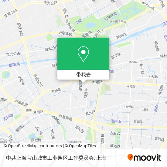 中共上海宝山城市工业园区工作委员会地图