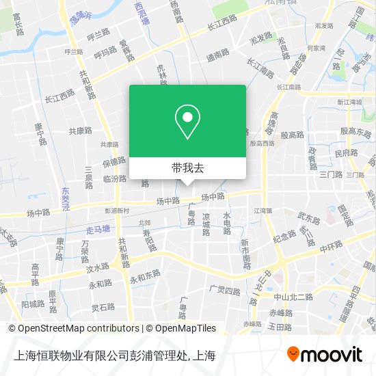 上海恒联物业有限公司彭浦管理处地图