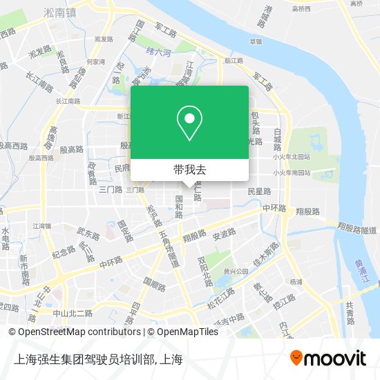 上海强生集团驾驶员培训部地图