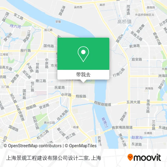上海景观工程建设有限公司设计二室地图