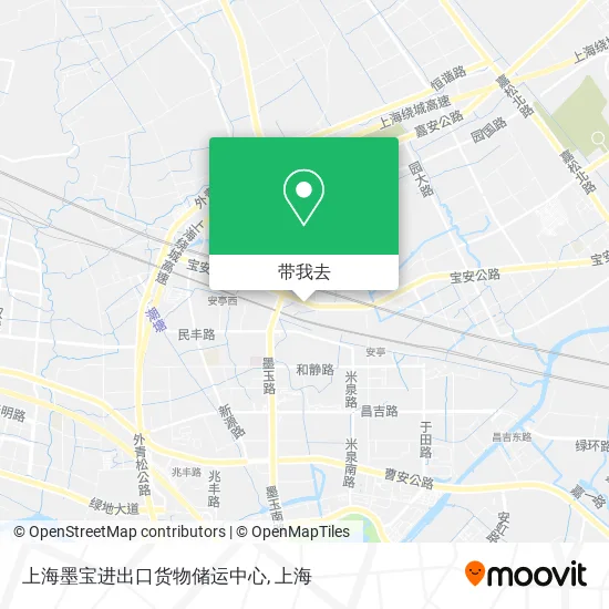 上海墨宝进出口货物储运中心地图