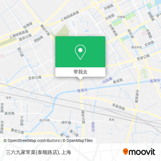 三六九家常菜(泰顺路店)地图