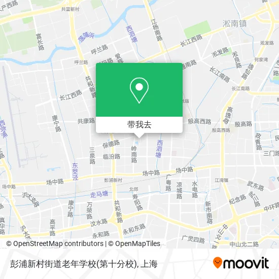 彭浦新村街道老年学校(第十分校)地图