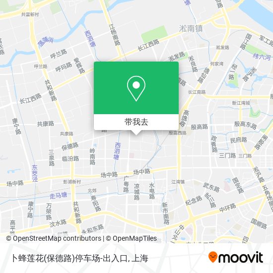 卜蜂莲花(保德路)停车场-出入口地图