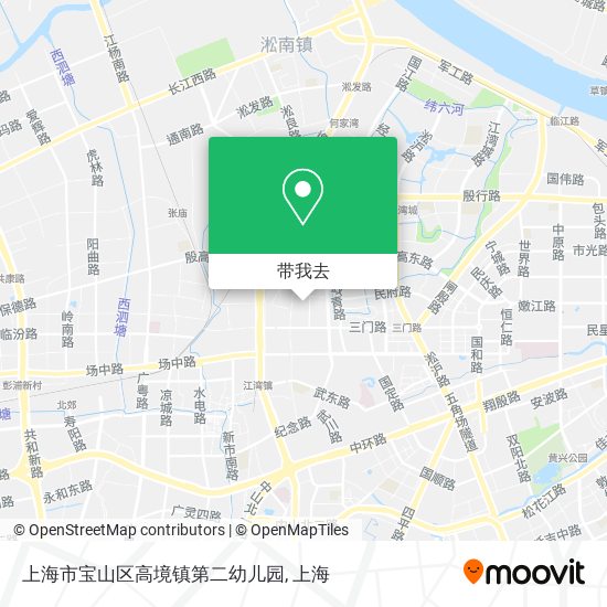 上海市宝山区高境镇第二幼儿园地图