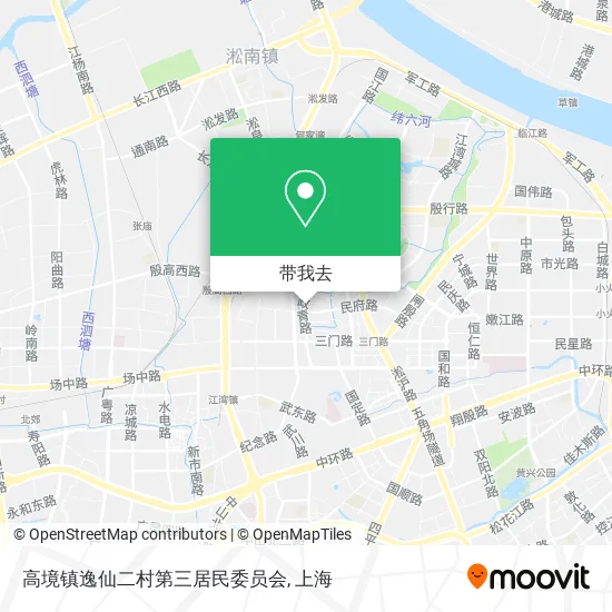 高境镇逸仙二村第三居民委员会地图