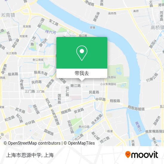 上海市思源中学地图