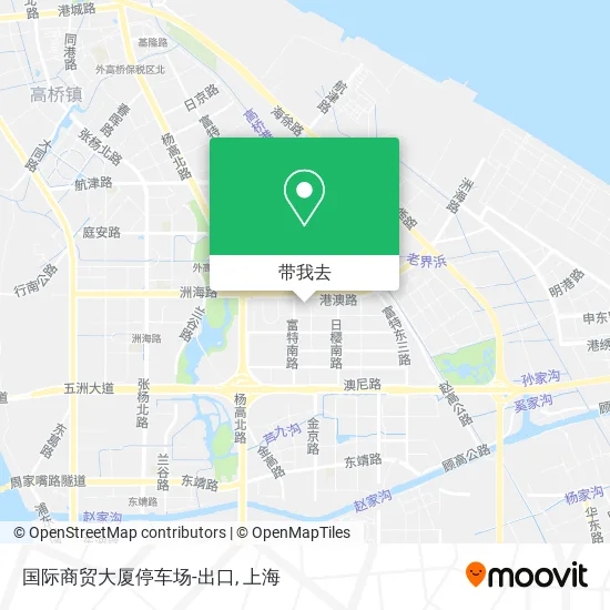 国际商贸大厦停车场-出口地图