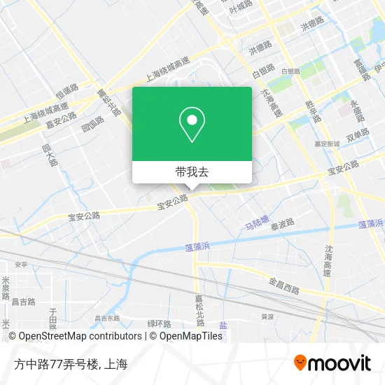方中路77弄号楼地图