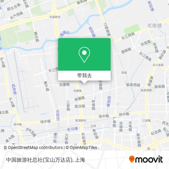 中国旅游社总社(宝山万达店)地图