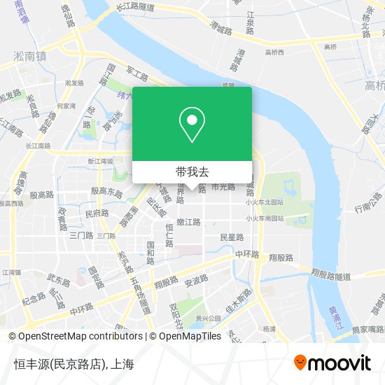 恒丰源(民京路店)地图